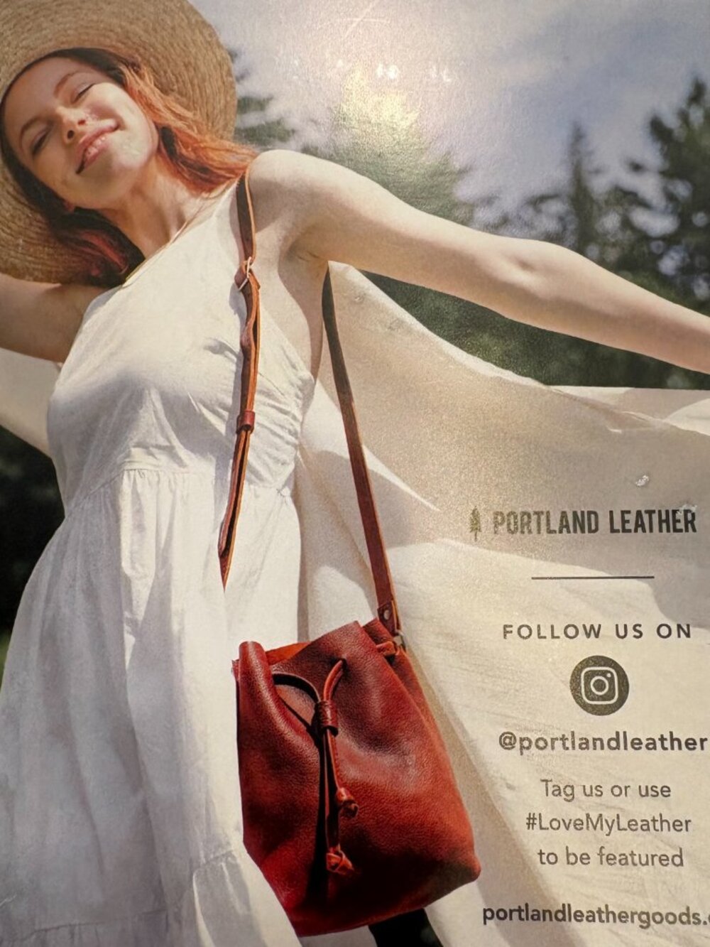 Portland Leather Classic Shoulder Bag – Full‑Grain Leather (Brand New) Classic - Picture 5 of 12